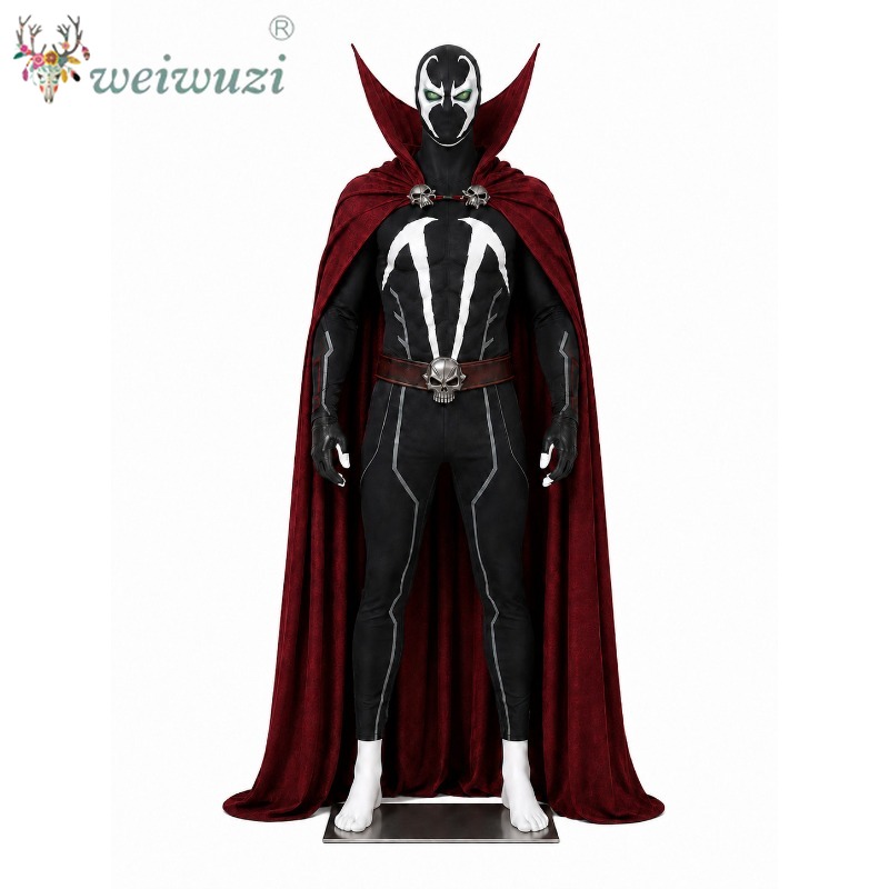 Mens Fashion Jumpsuit - Men Cosplay Costume Full Set Black