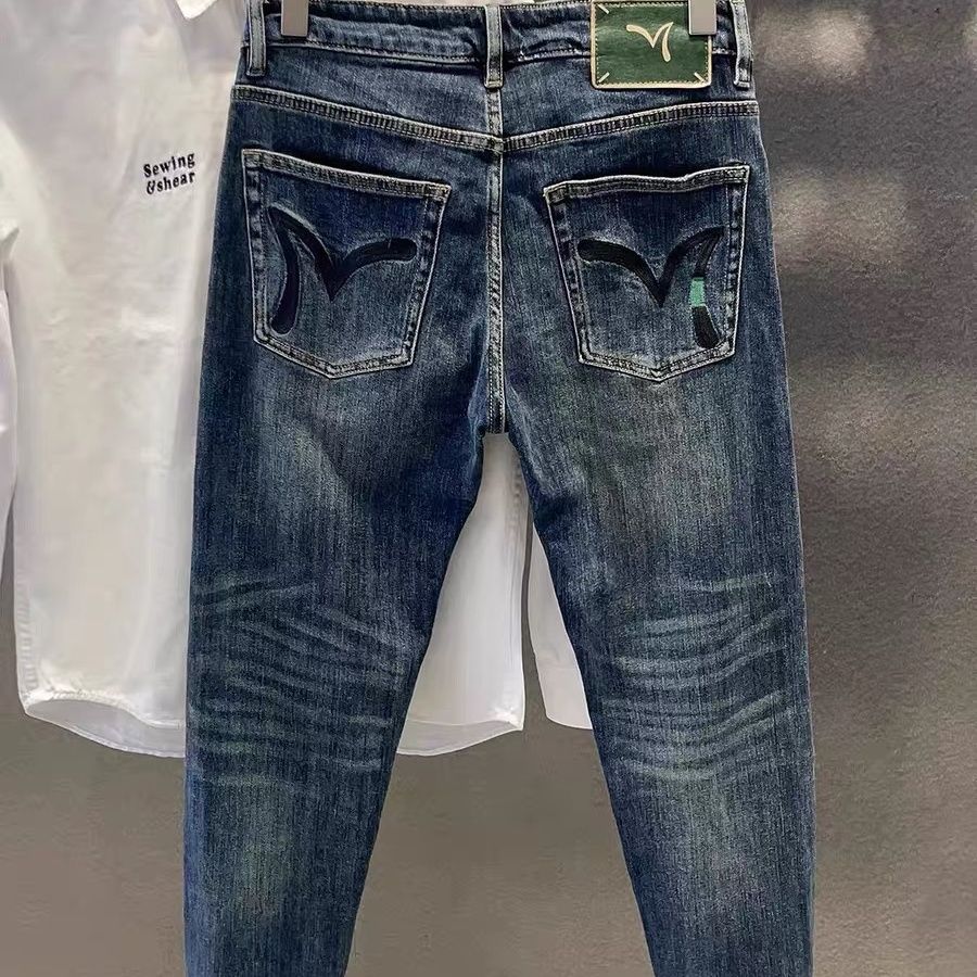 Men'S Fashion Jeans 2025 - Menswear Clothing Retro Jeans Men's Spring
