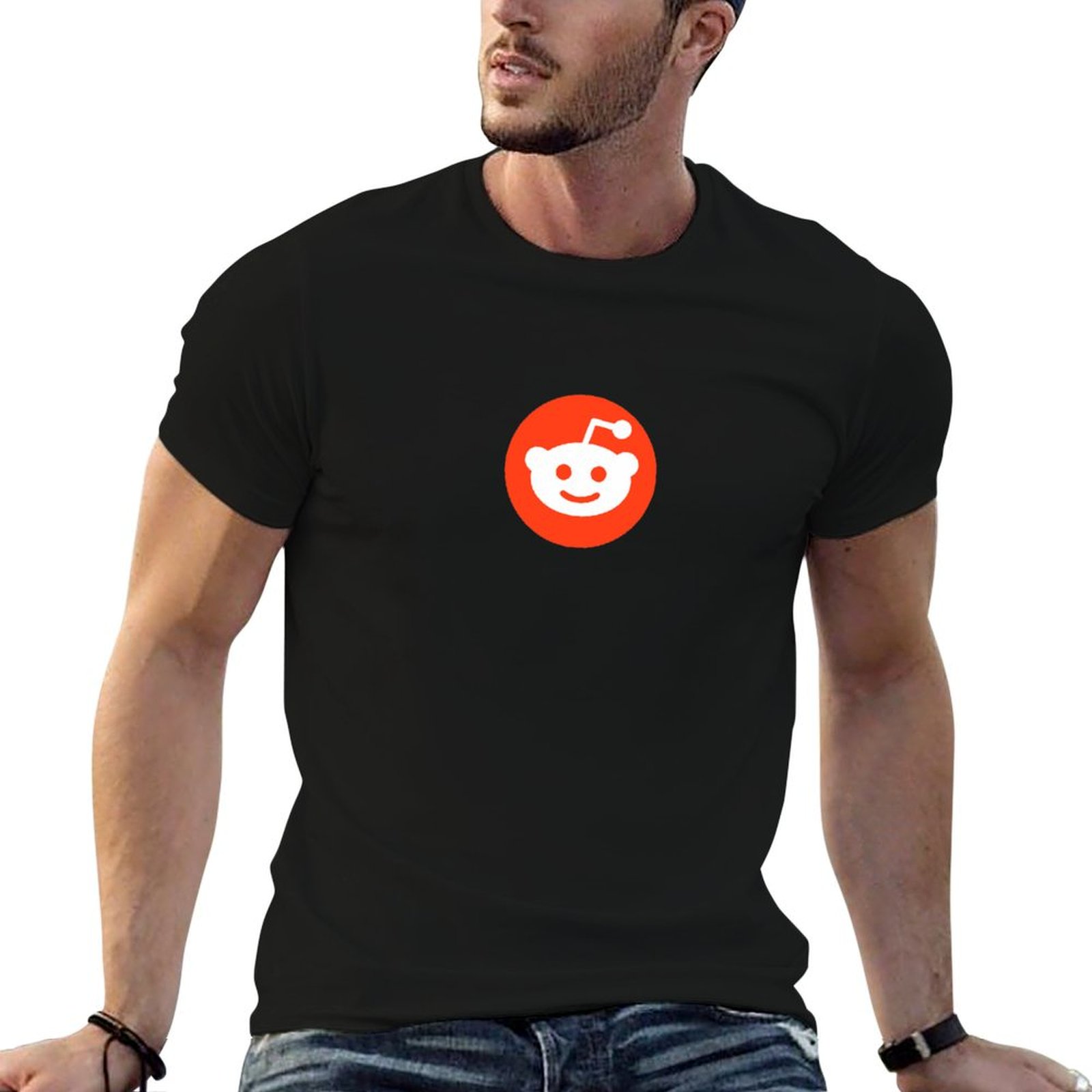 Men'S Fashion Reddit - Reddit Logo T-Shirt Fashion Letter Print