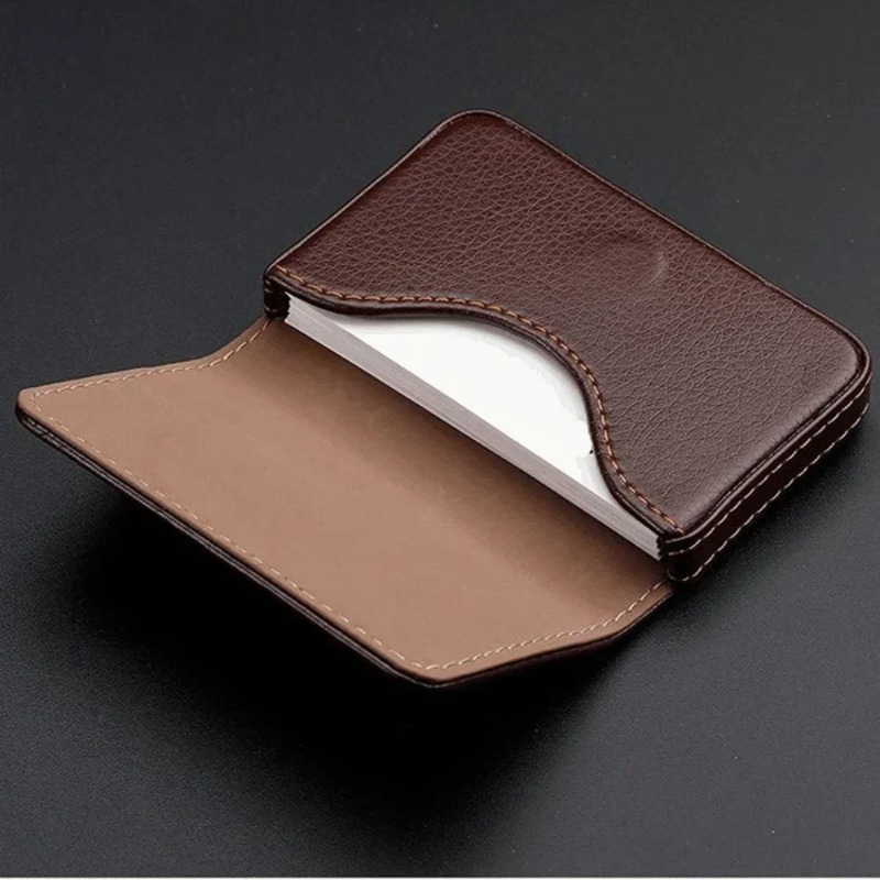 Fashion Sized Stitched PU Leat - огляд і ціна Men'S Fashion Visiting Card