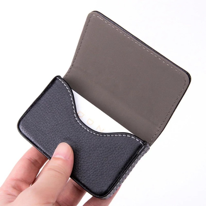 Fashion Sized Stitched PU Leat - огляд і ціна Men'S Fashion Visiting Card