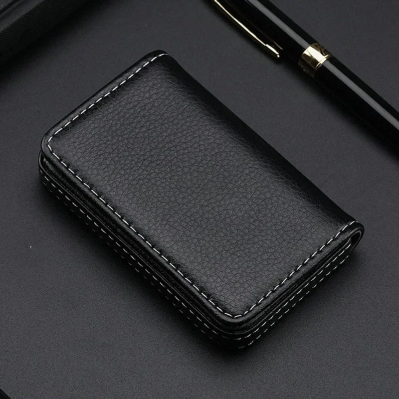 Fashion Sized Stitched PU Leat - огляд і ціна Men'S Fashion Visiting Card