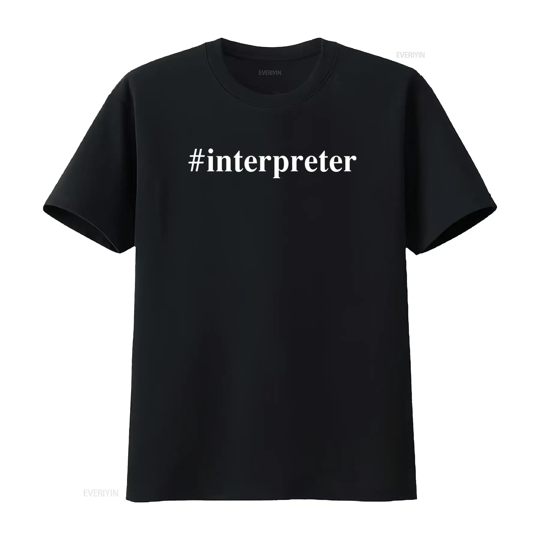 Interpreter T Shirt for Lingui - огляд і ціна Mens Fashion Hashtags