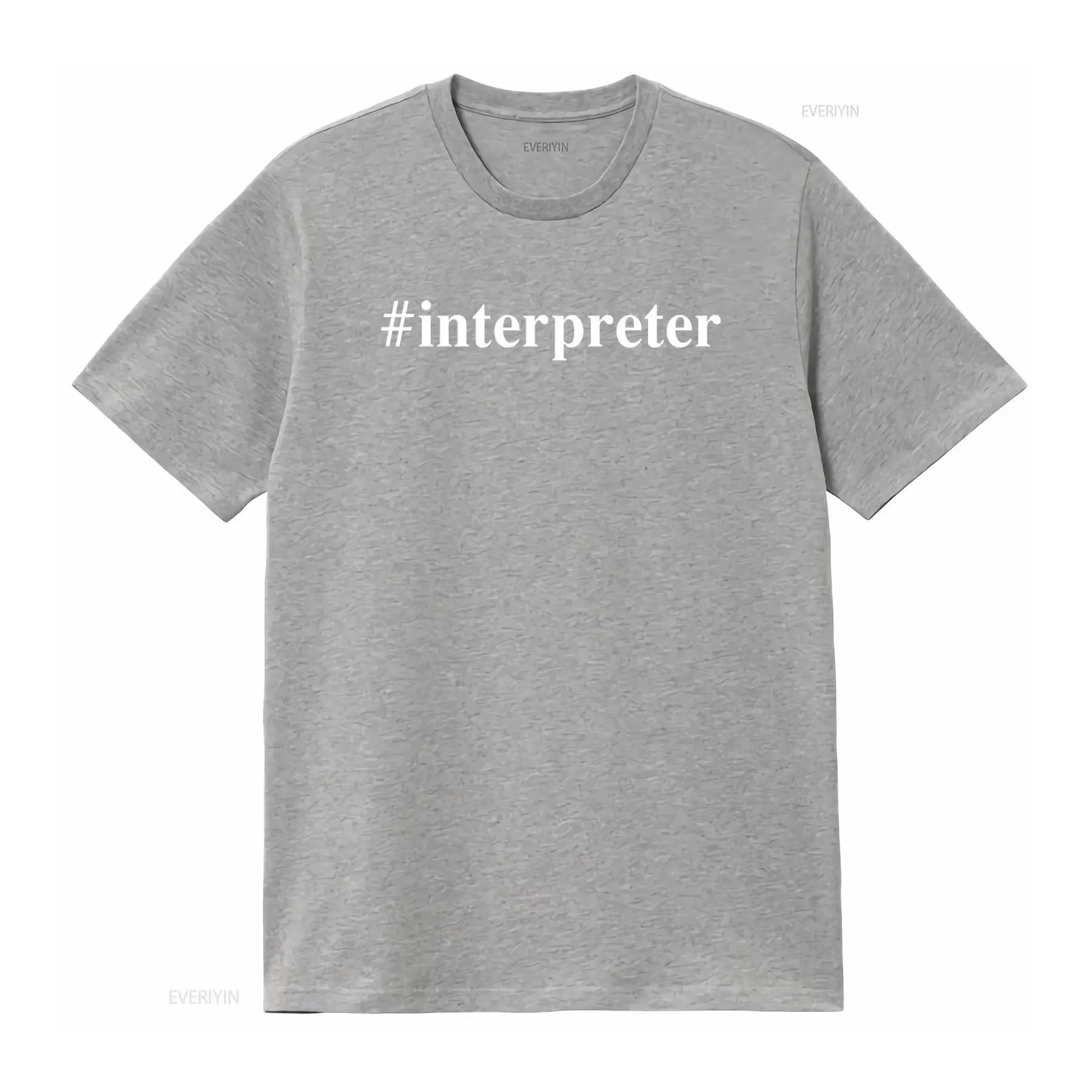 Interpreter T Shirt for Lingui - огляд і ціна Mens Fashion Hashtags