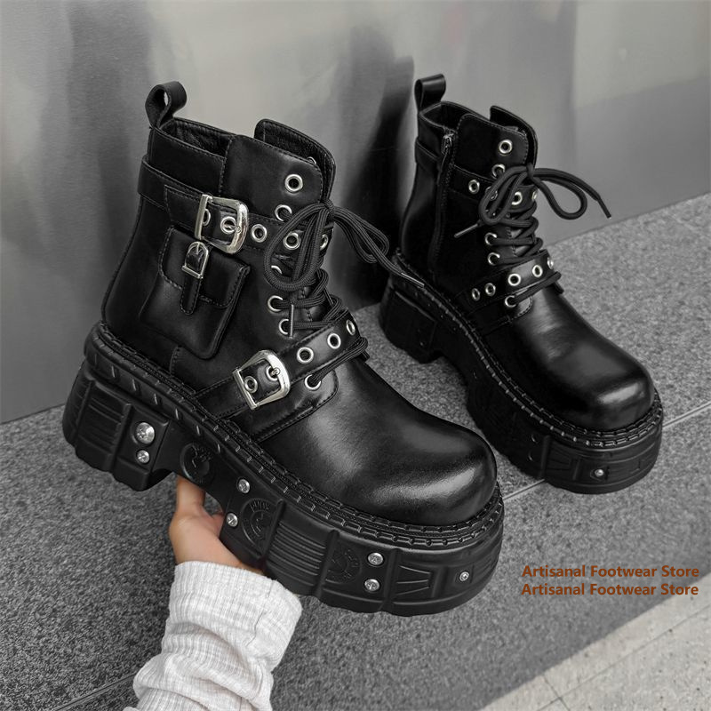 Black Pocket Decor Ankle Boots - огляд і ціна Chelsea Boots Men