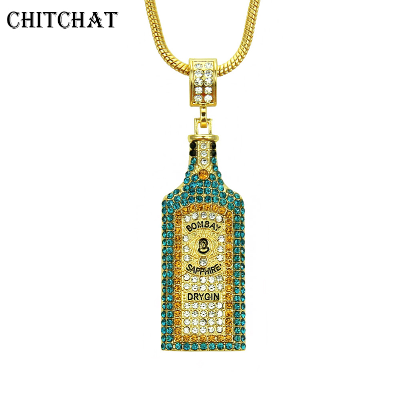 Big Wine bottle Necklaces Full - огляд і ціна Fashion Men Vogue