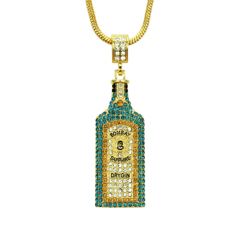 Big Wine bottle Necklaces Full - огляд і ціна Fashion Men Vogue