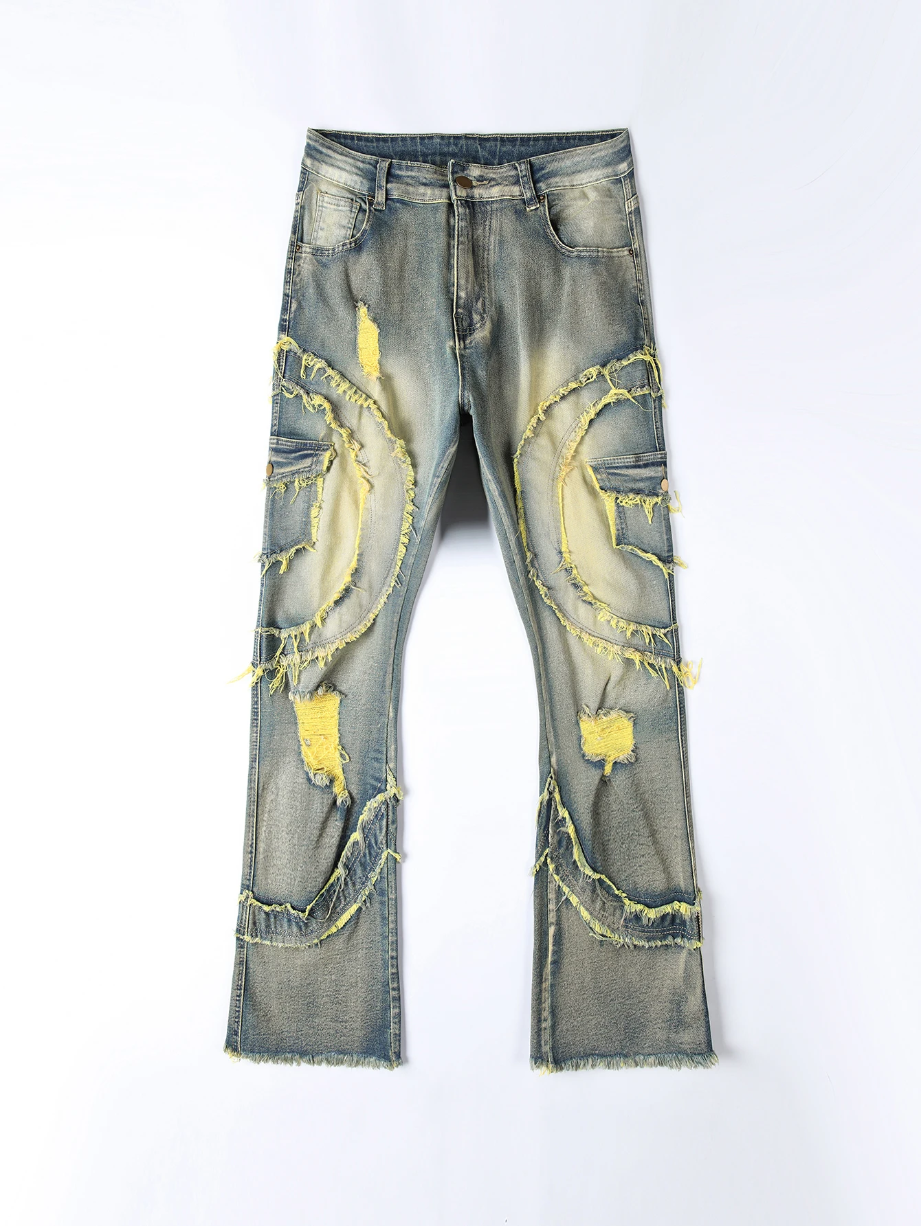 2025 New Men Ripped Stacked Je - огляд і ціна Men'S Fashion Jeans 2025