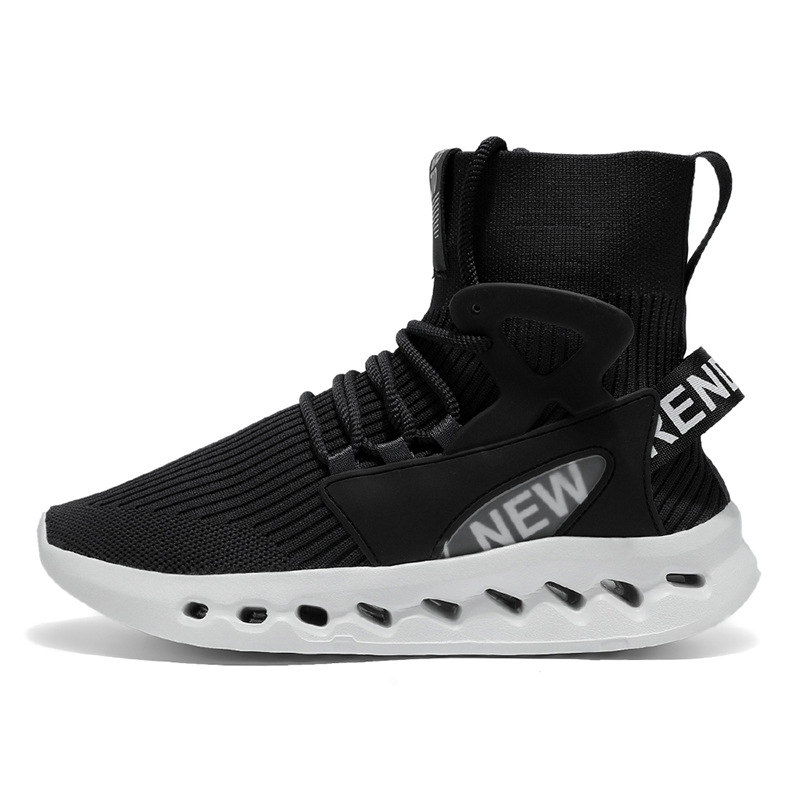 Trendy Men High Top Sock Shoes - огляд і ціна Men'S Fashion Running Shoes