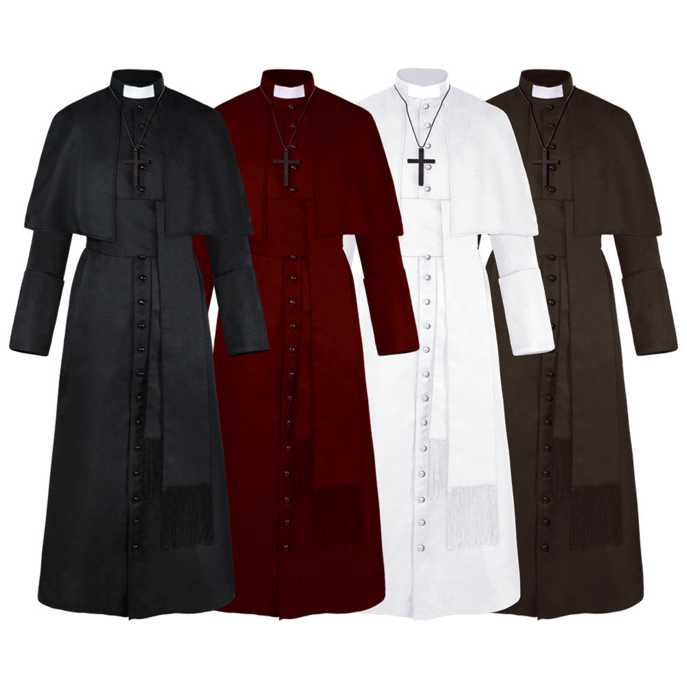 Men's Halloween Priest Costume - огляд і ціна Mens Fashion Jumpsuit