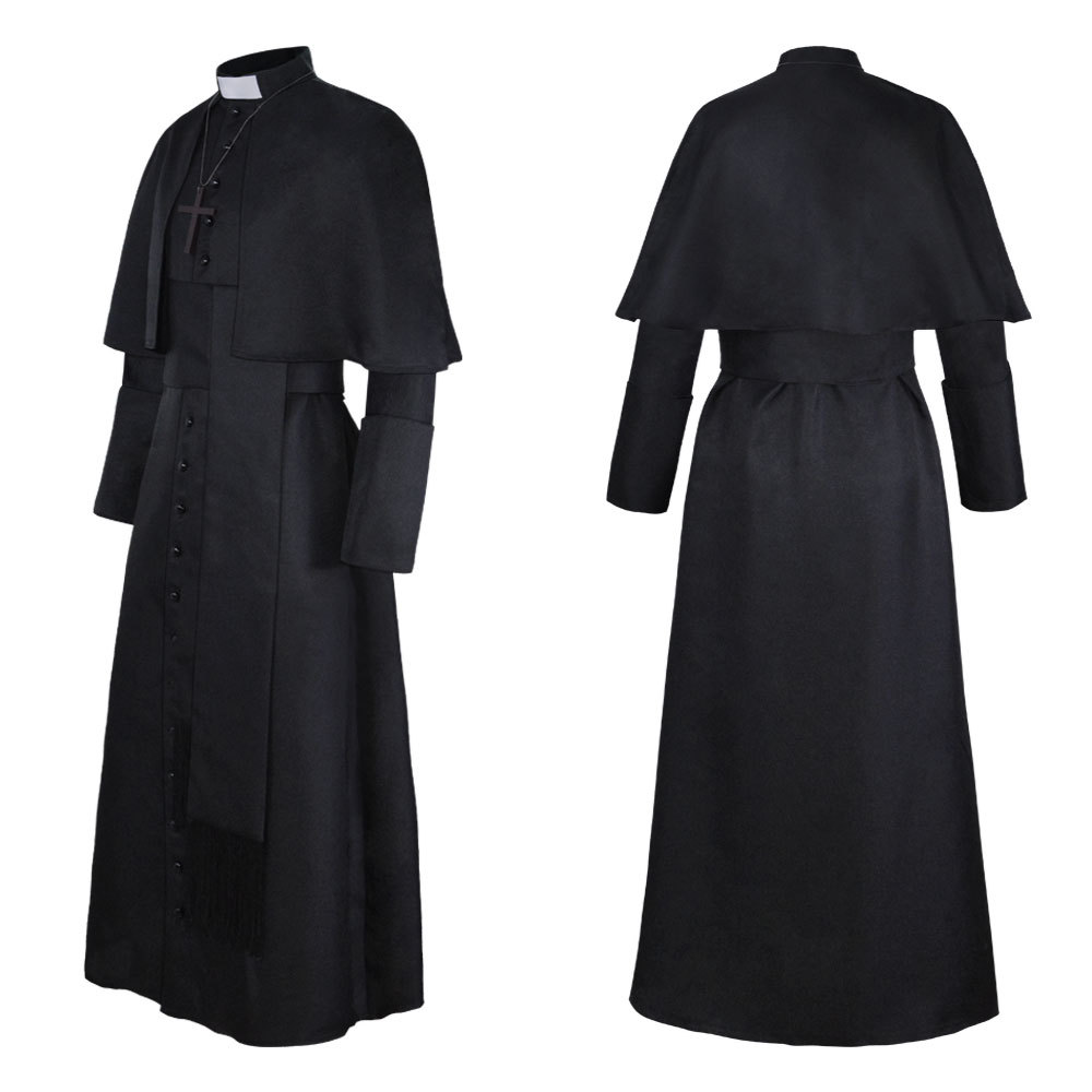 Men's Halloween Priest Costume - огляд і ціна Mens Fashion Jumpsuit