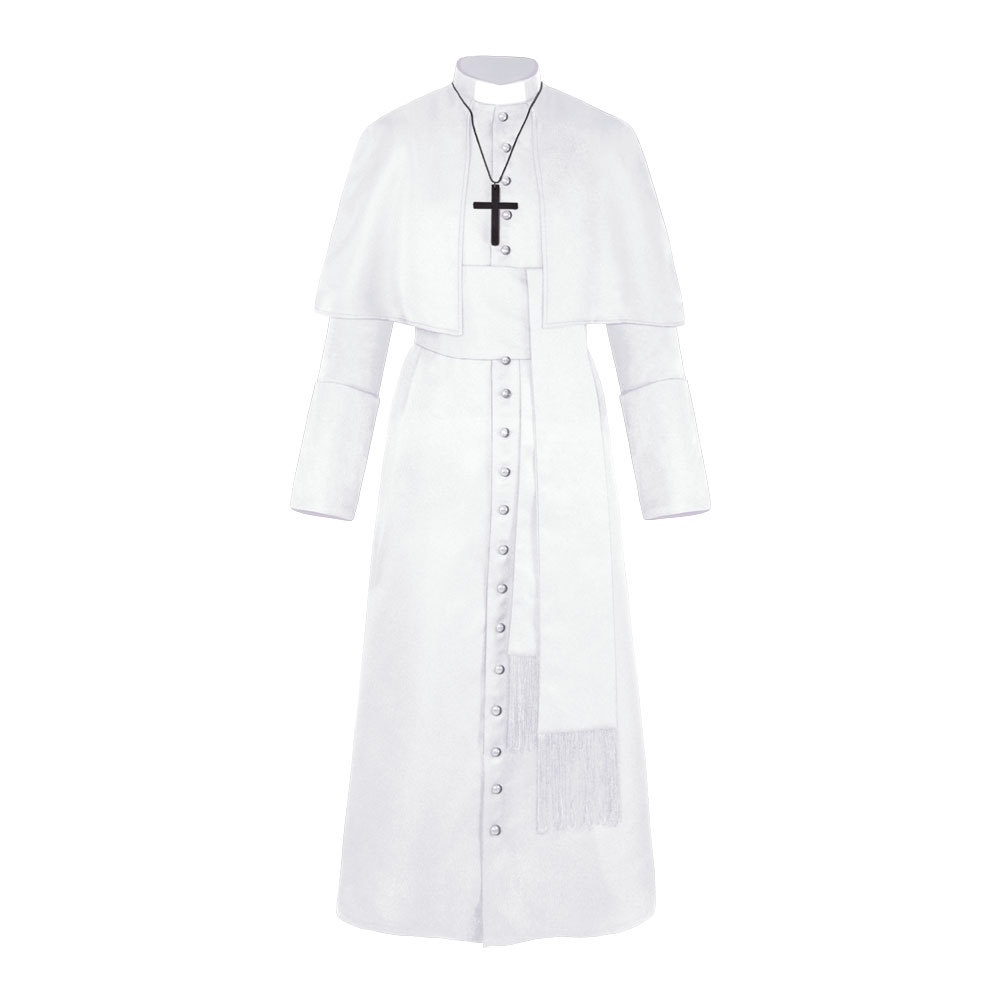 Men's Halloween Priest Costume - огляд і ціна Mens Fashion Jumpsuit