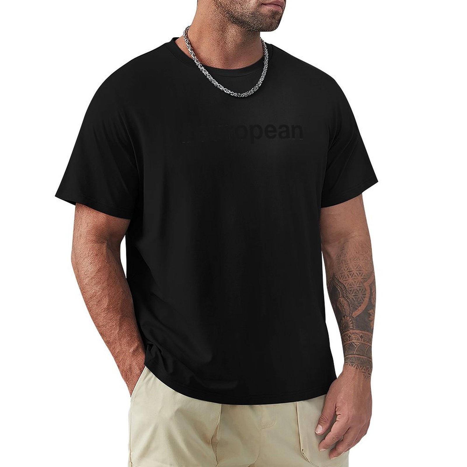 EUROPEAN Hashtag T-Shirt Casua - огляд і ціна Mens Fashion Hashtags