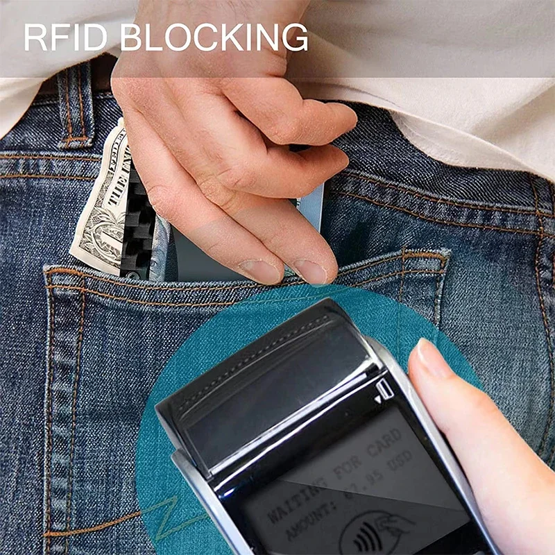 Metal Visit Card Holder Rfid W - огляд і ціна Men'S Fashion Visiting Card
