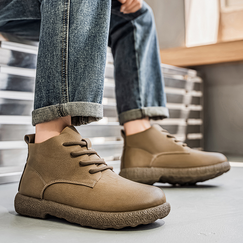 Men Ankle Boots Brown Short Bo - огляд і ціна Chelsea Boots Men