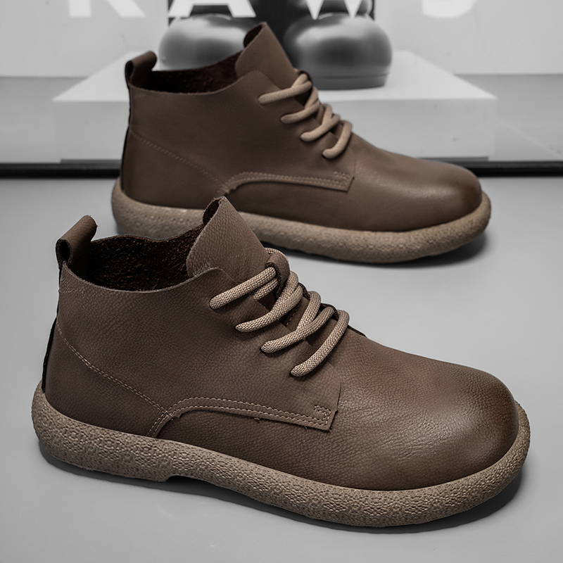 Men Ankle Boots Brown Short Bo - огляд і ціна Chelsea Boots Men