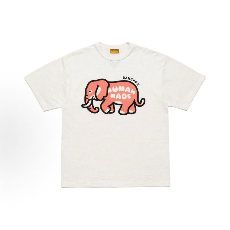 Human Made Elephant Print Slub - огляд і ціна Mens Fashion Bangkok