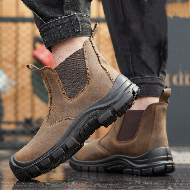 large size men's fashion steel - огляд і ціна Chelsea Boots Men