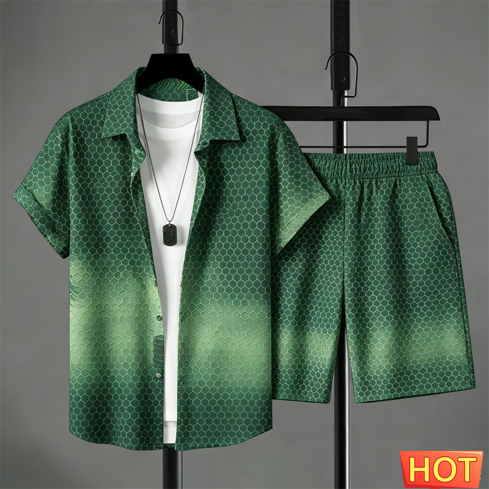Summer Outfits Man Shirt Set G - огляд і ціна Men'S Fashion Advice
