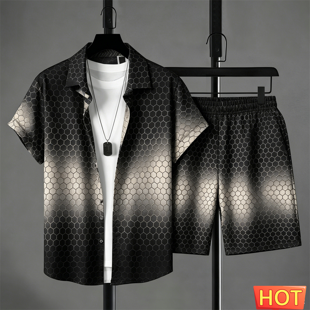Summer Outfits Man Shirt Set G - огляд і ціна Men'S Fashion Advice