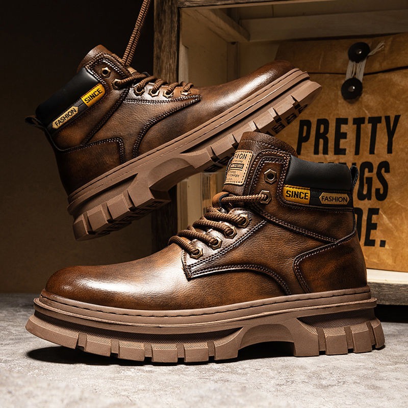 Vintage Men Platform Ankle Boo - огляд і ціна Chelsea Boots Men