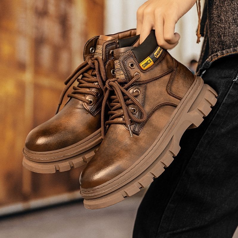 Vintage Men Platform Ankle Boo - огляд і ціна Chelsea Boots Men