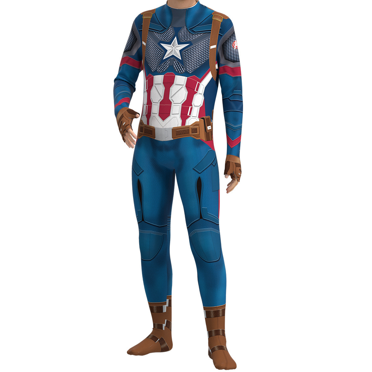 Halloween Cosplay Costume Capt - огляд і ціна Mens Fashion Jumpsuit