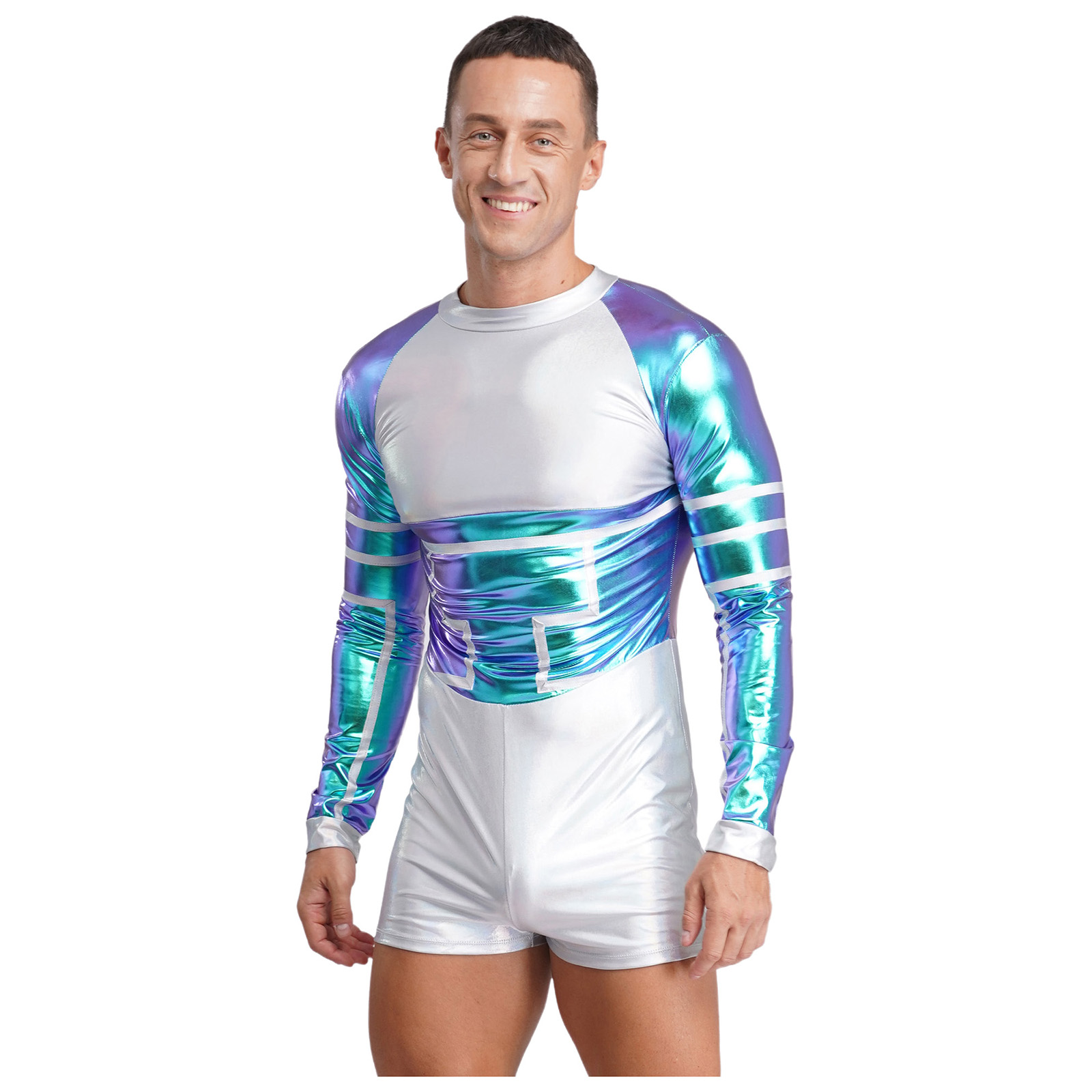 Mens Halloween Carnival Alien  - огляд і ціна Mens Fashion Jumpsuit