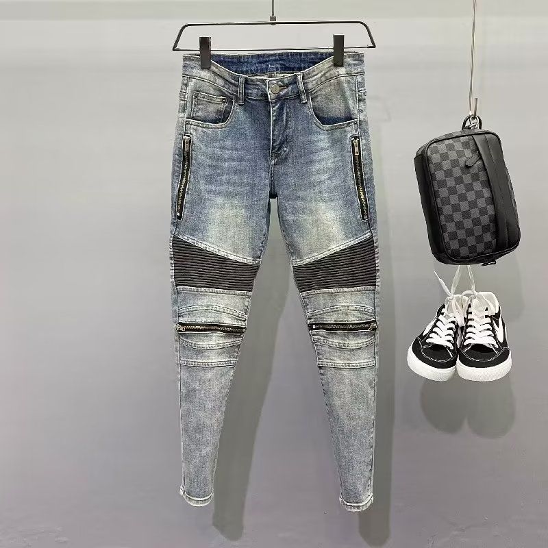 New 2025 High Quality Vintage  - огляд і ціна Men'S Fashion Jeans 2025