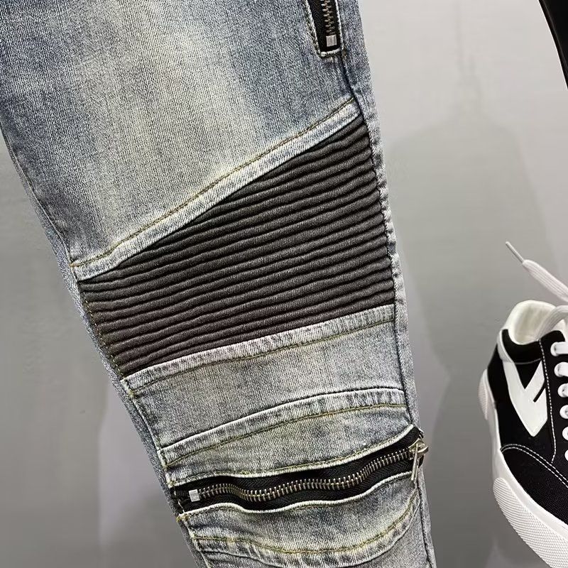 New 2025 High Quality Vintage  - огляд і ціна Men'S Fashion Jeans 2025