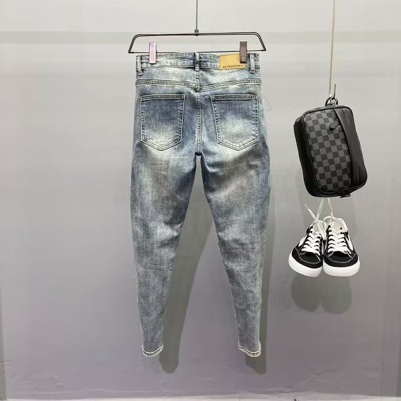 New 2025 High Quality Vintage  - огляд і ціна Men'S Fashion Jeans 2025