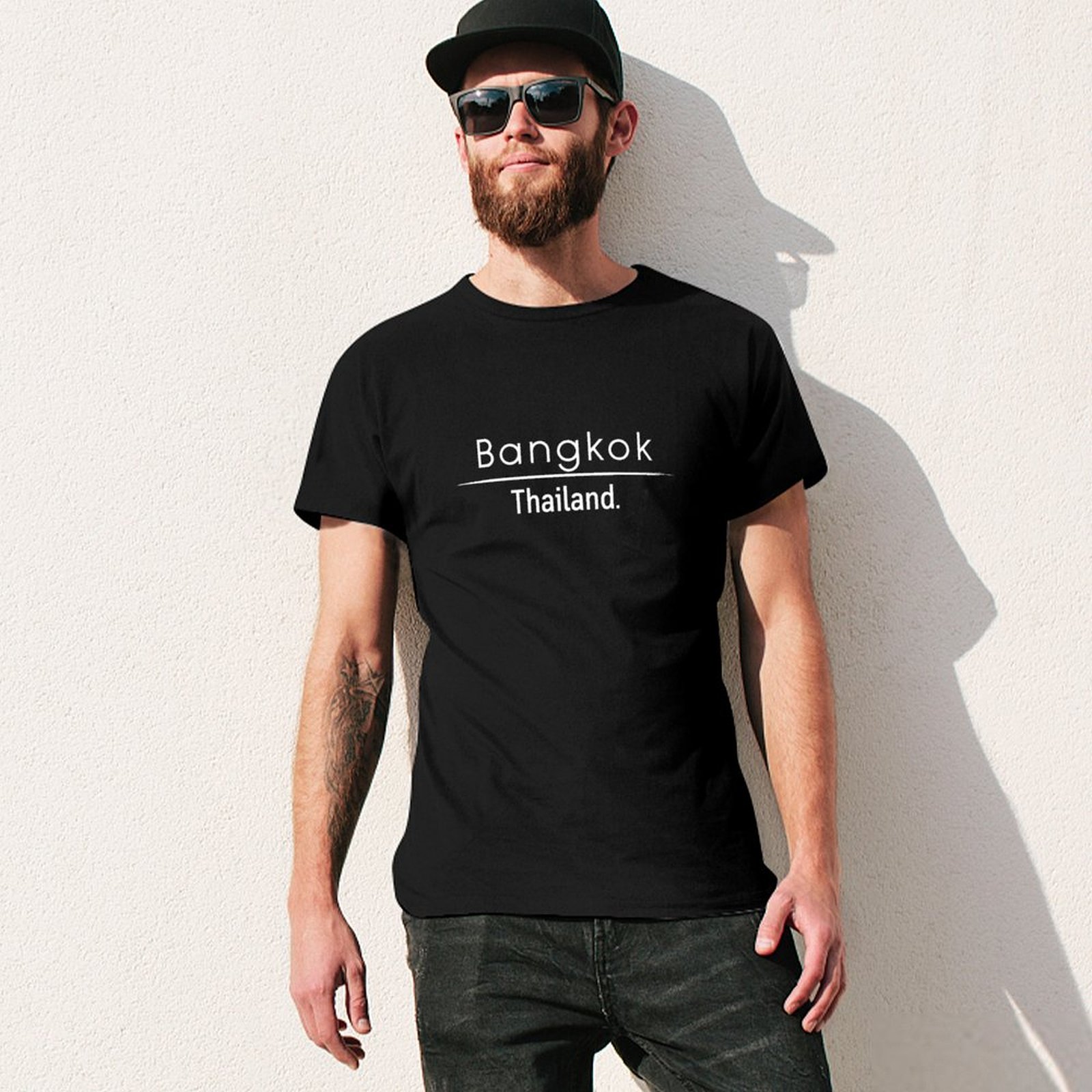 Bangkok Thailand T-Shirt Fashi - огляд і ціна Mens Fashion Bangkok