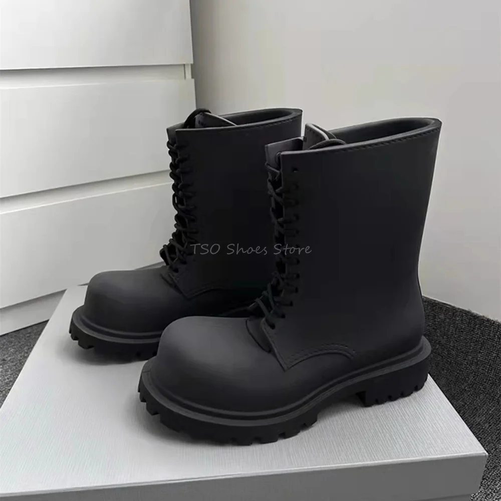 Thick Bottom Black Boots for M - огляд і ціна Chelsea Boots Men