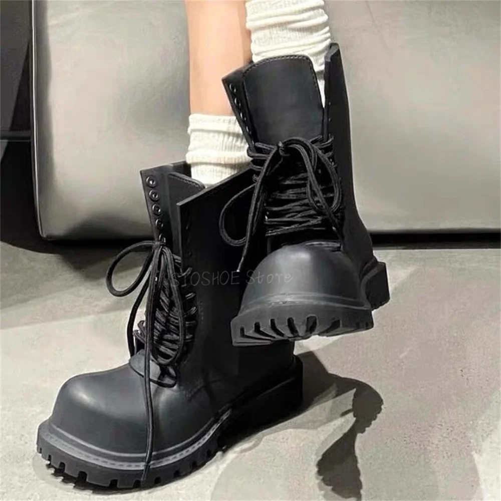 Thick Bottom Black Boots for M - огляд і ціна Chelsea Boots Men