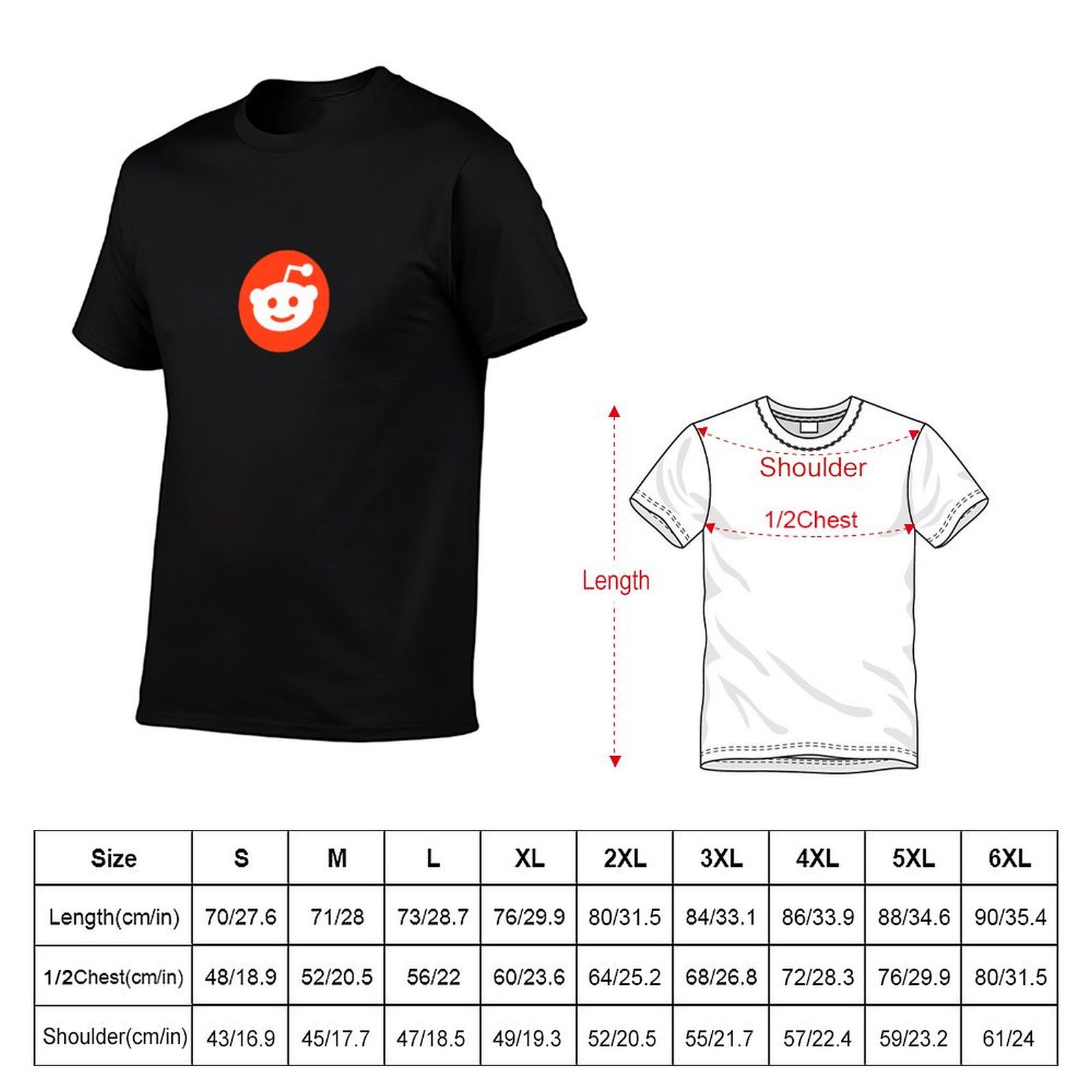 Reddit Logo T-Shirt Fashion Le - огляд і ціна Men'S Fashion Reddit