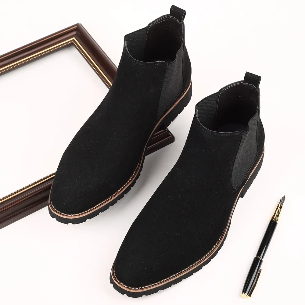 Men Ankle Boots British Style  - огляд і ціна Chelsea Boots Men