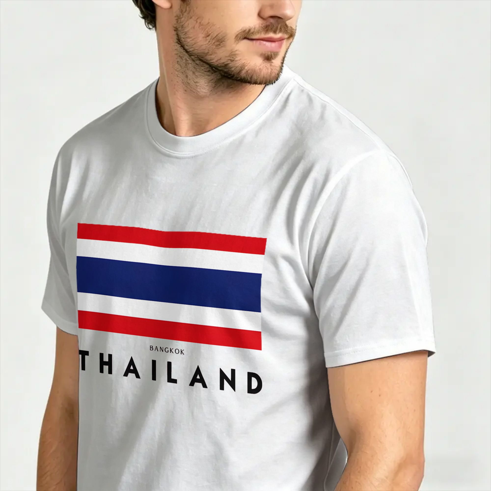 Streetwear T-Shirt Summer Bang - огляд і ціна Mens Fashion Bangkok