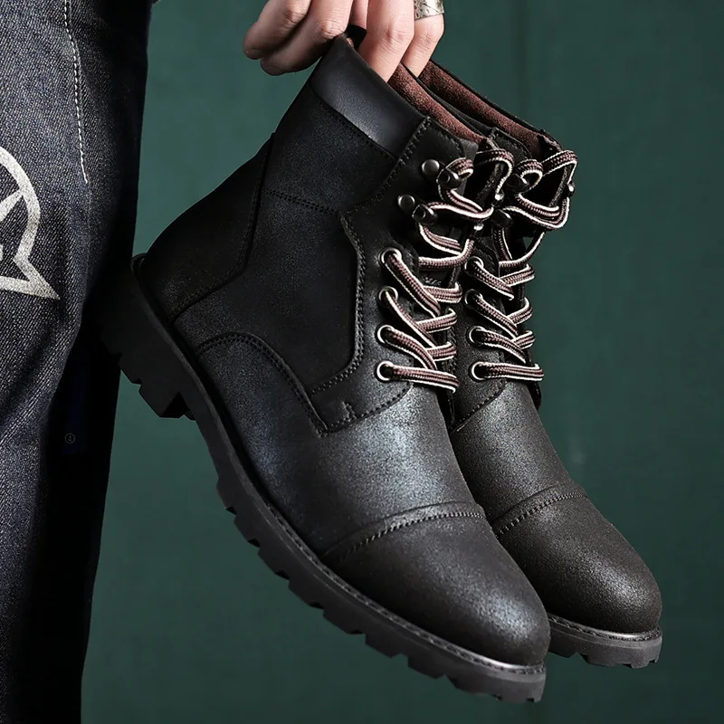 Autumn Winter Men Boots Comfor - огляд і ціна Chelsea Boots Men