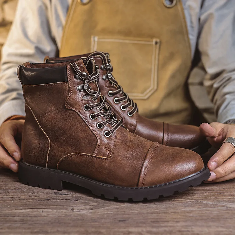 Autumn Winter Men Boots Comfor - огляд і ціна Chelsea Boots Men