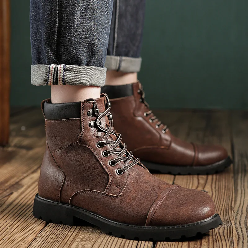 Autumn Winter Men Boots Comfor - огляд і ціна Chelsea Boots Men