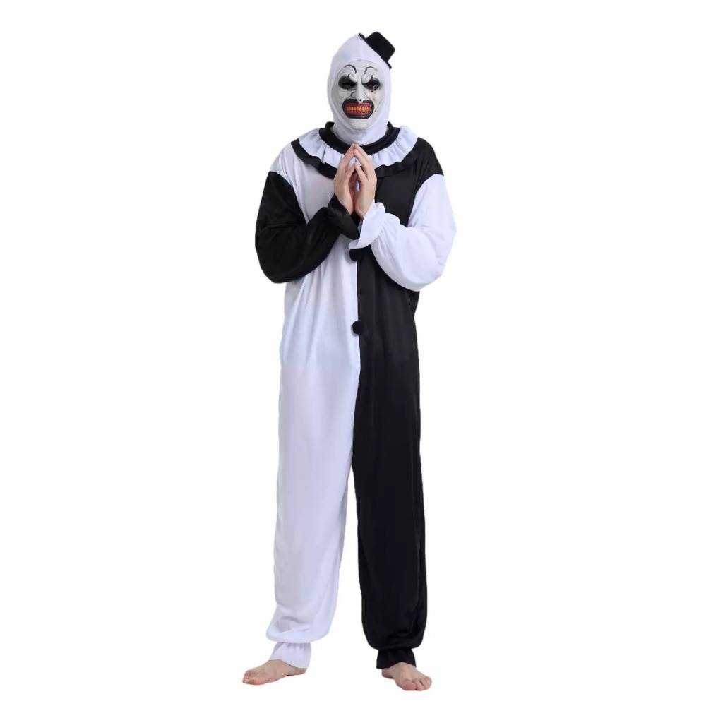 Terrifier Art Clown Joker Cosp - огляд і ціна Mens Fashion Jumpsuit