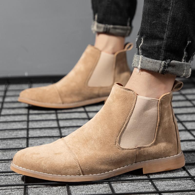 Men Chelsea Boots Suede Leathe - огляд і ціна Chelsea Boots Men