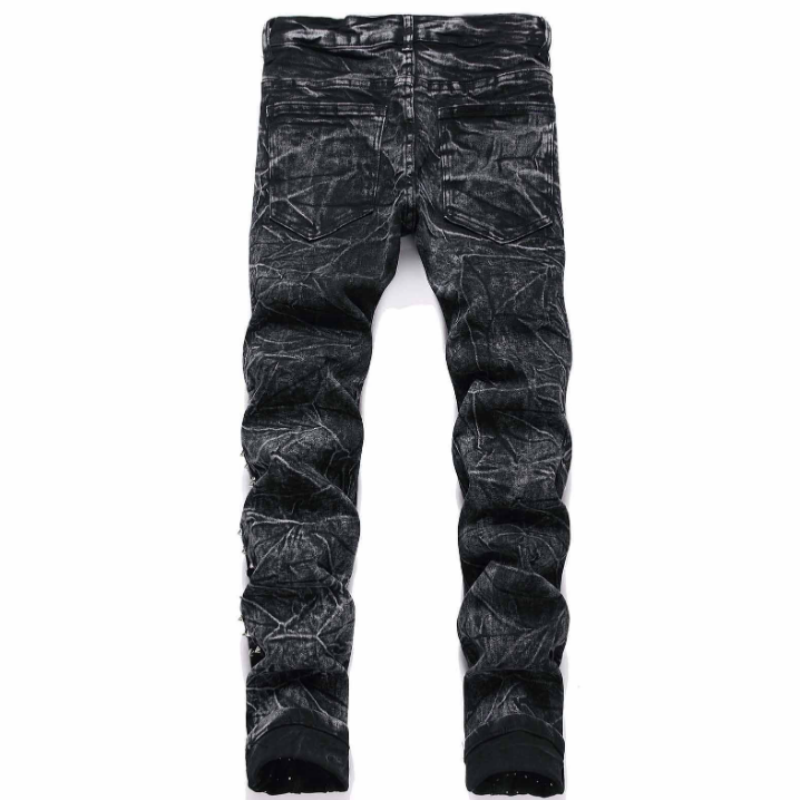 2025 new retro punk high stree - огляд і ціна Men'S Fashion Jeans 2025