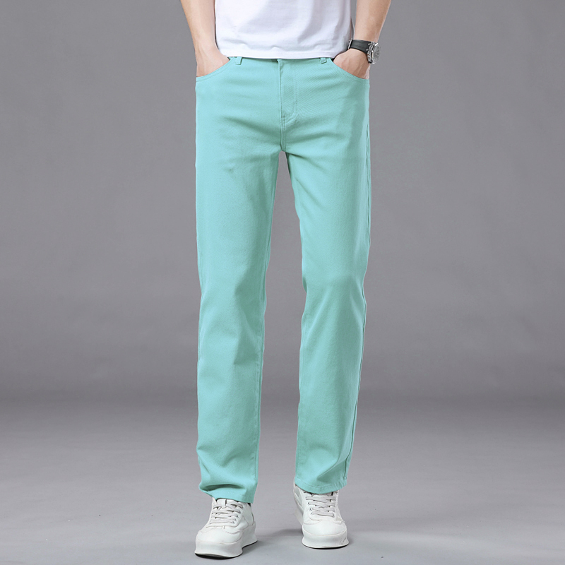 2025 Autumn Men's Elastic Colo - огляд і ціна Men'S Fashion Jeans 2025